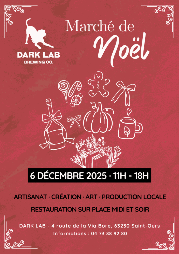 marché de noël dark lab 6 décembre 2025